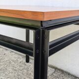 Marcel Gascoin modernist dining table + extension 1950