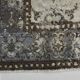 Tapis persan floral vert clair et marron
