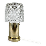 1970s Glass Table Lamp by Kamenicky Senov, Czechoslovakia