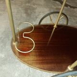 Vintage mahogany roll bar