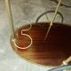 Vintage mahogany roll bar