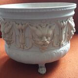Fine sandstone pot signed Sarreguemines of the late nineteenth century