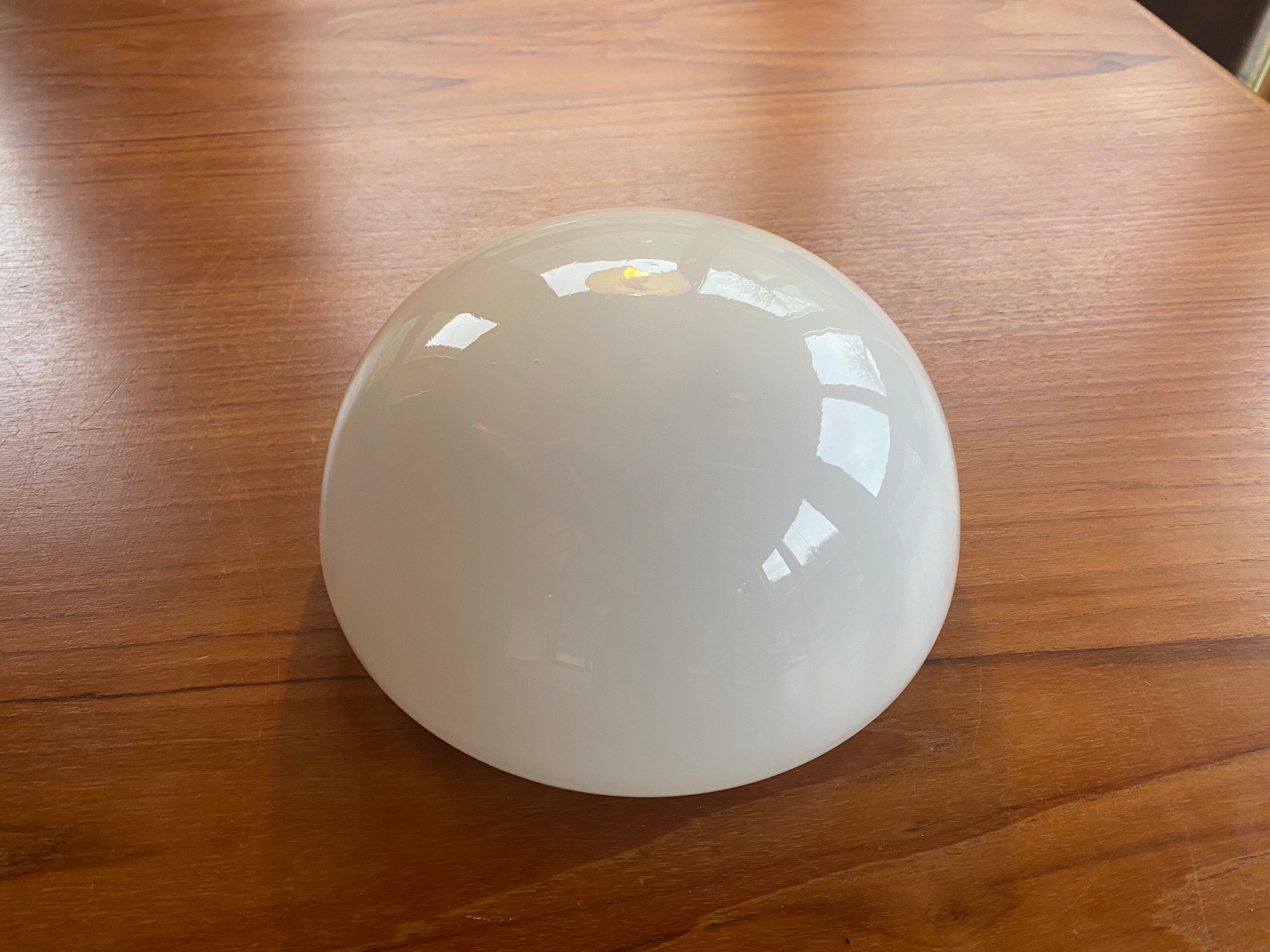 Wall lamp opaline ball ball 70s