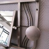 Hanger door-Hat wall aluminium with mirror 40 years