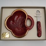 Butter maker and ceramic knife Poët Laval vintage