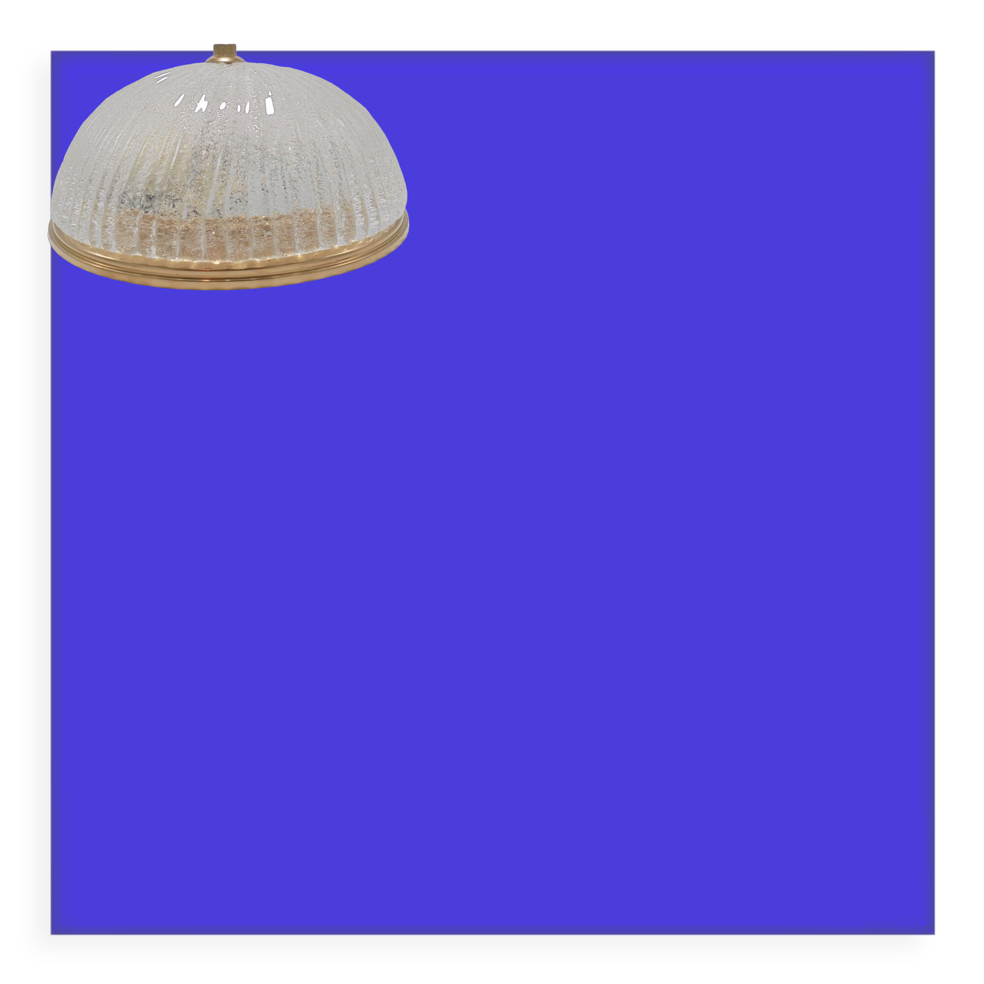 Bubbled glass ceiling lamp