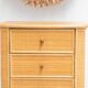 Vintage Bohemian Rattan Chest of drawers