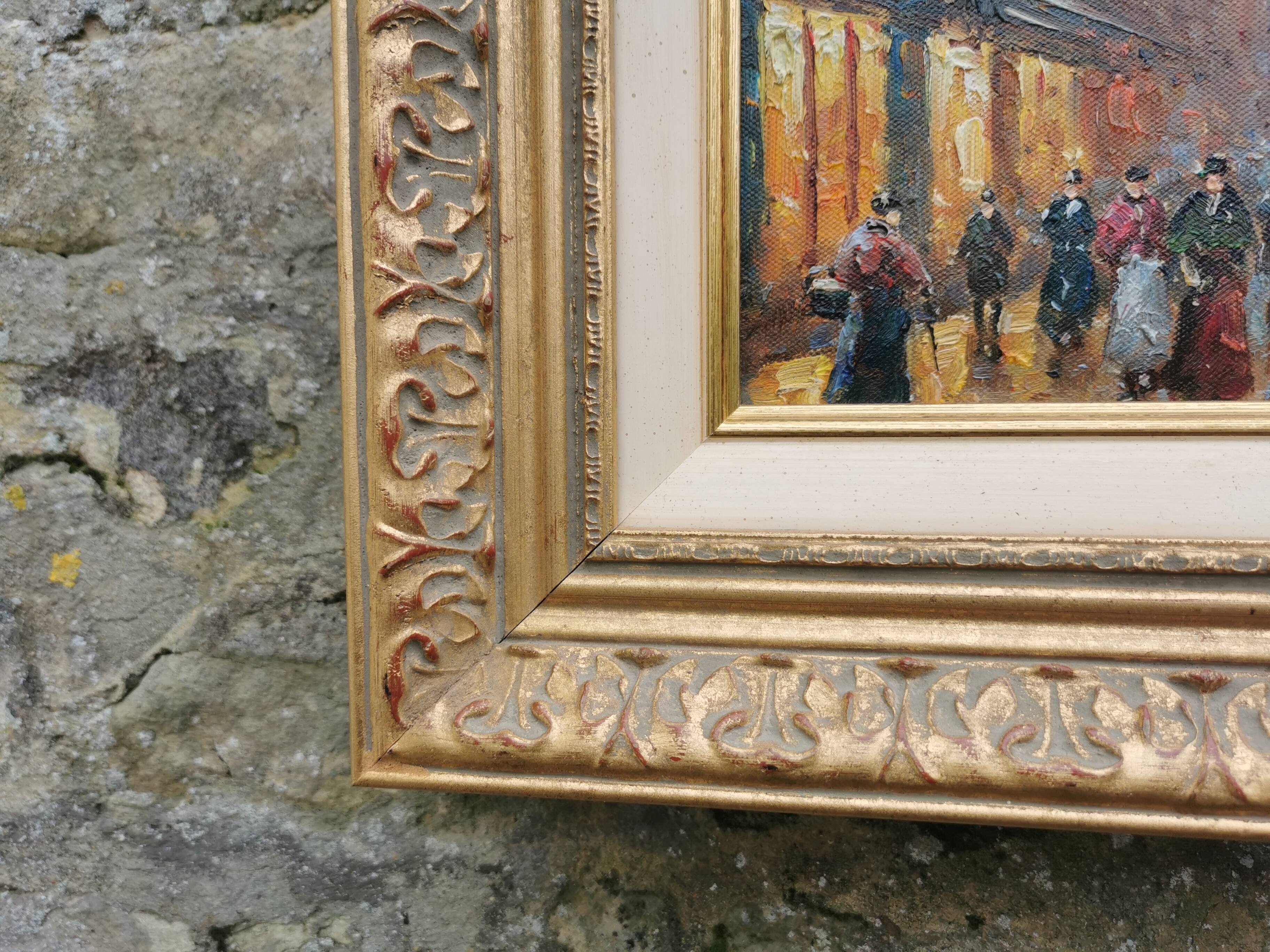 Walter SITA Oil on canvas Paris place de la concorde