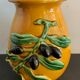 Vallauris ceramic dabbling olive pot