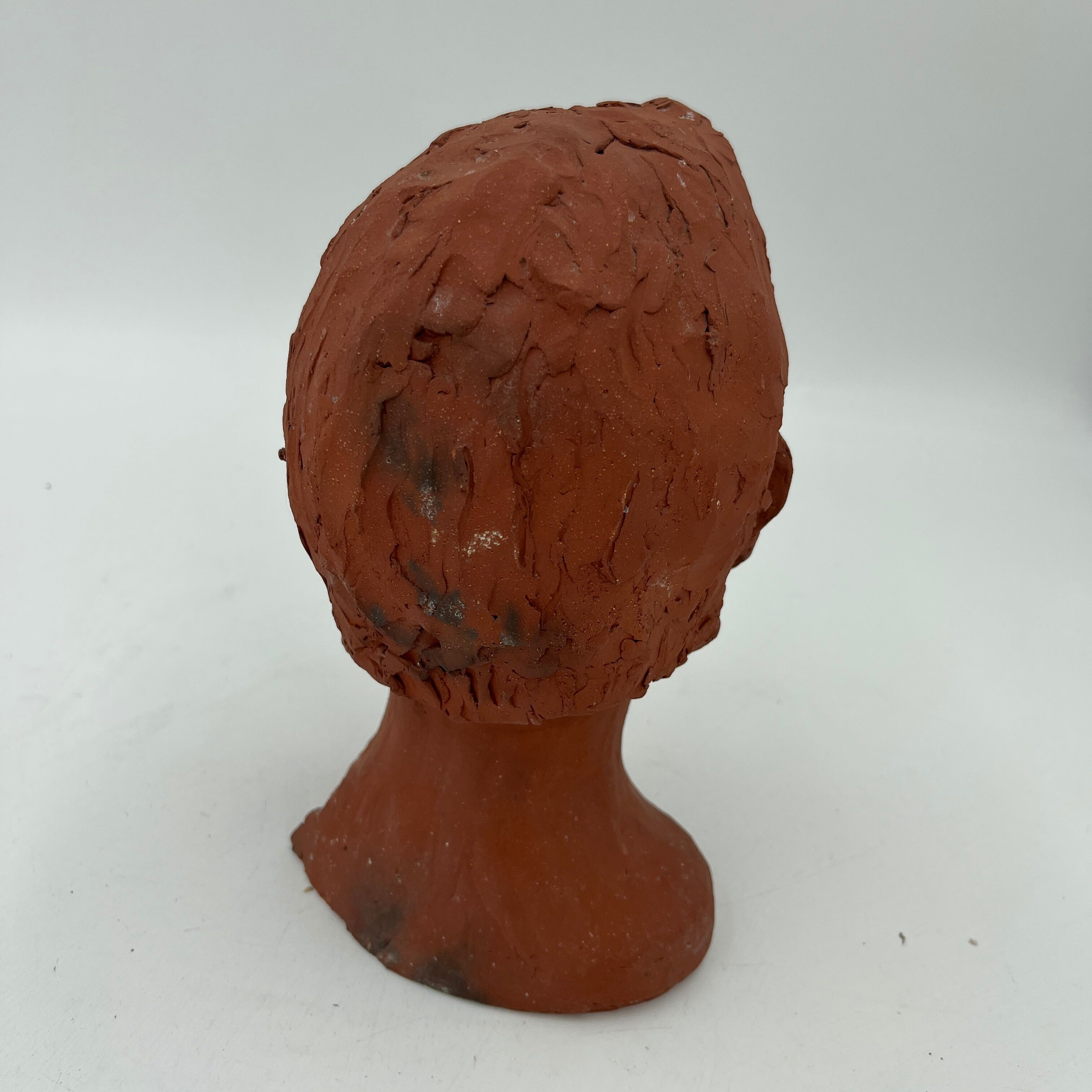 Terracotta child's head