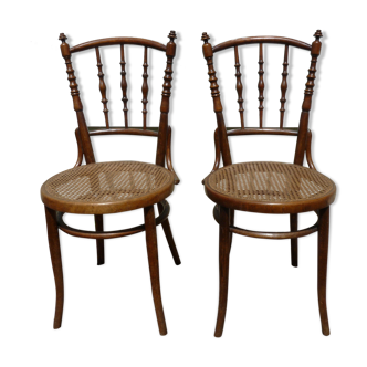 Pair of bistro chairs