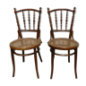 Pair of bistro chairs