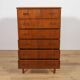 Commode en teck du milieu du siècle, Danemark, années 1960