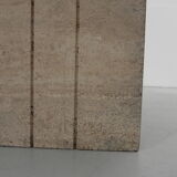 Travertine coffee table
