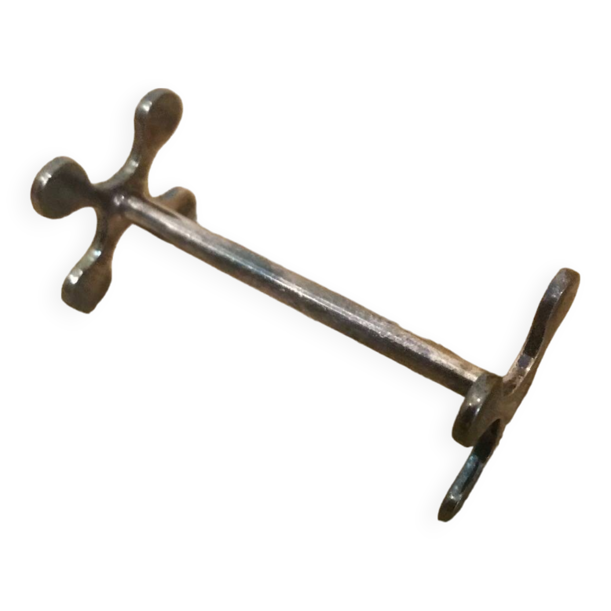 12 silver metal knife holders