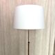 Italian modernist adjustable brass floor lamp