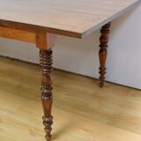 Important Community Table in Oak and Walnut – Late 19th Century