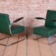 Bauhaus Armchairs in Beech and Chrome from Mauser, Germany, 1930s, Set of 2