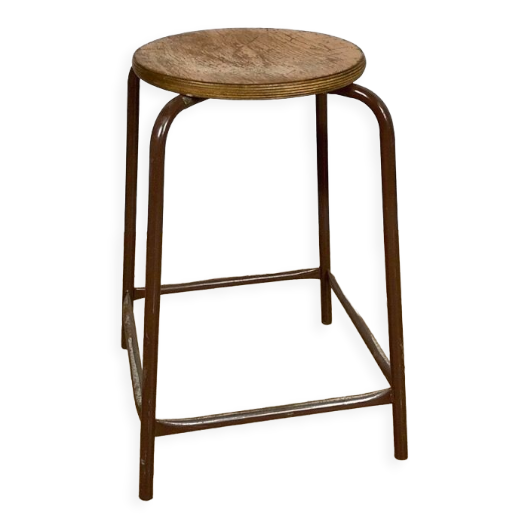Vintage chemistry top stool