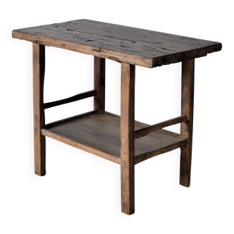 Jining - Small Chinese console in ancient elm no. 4