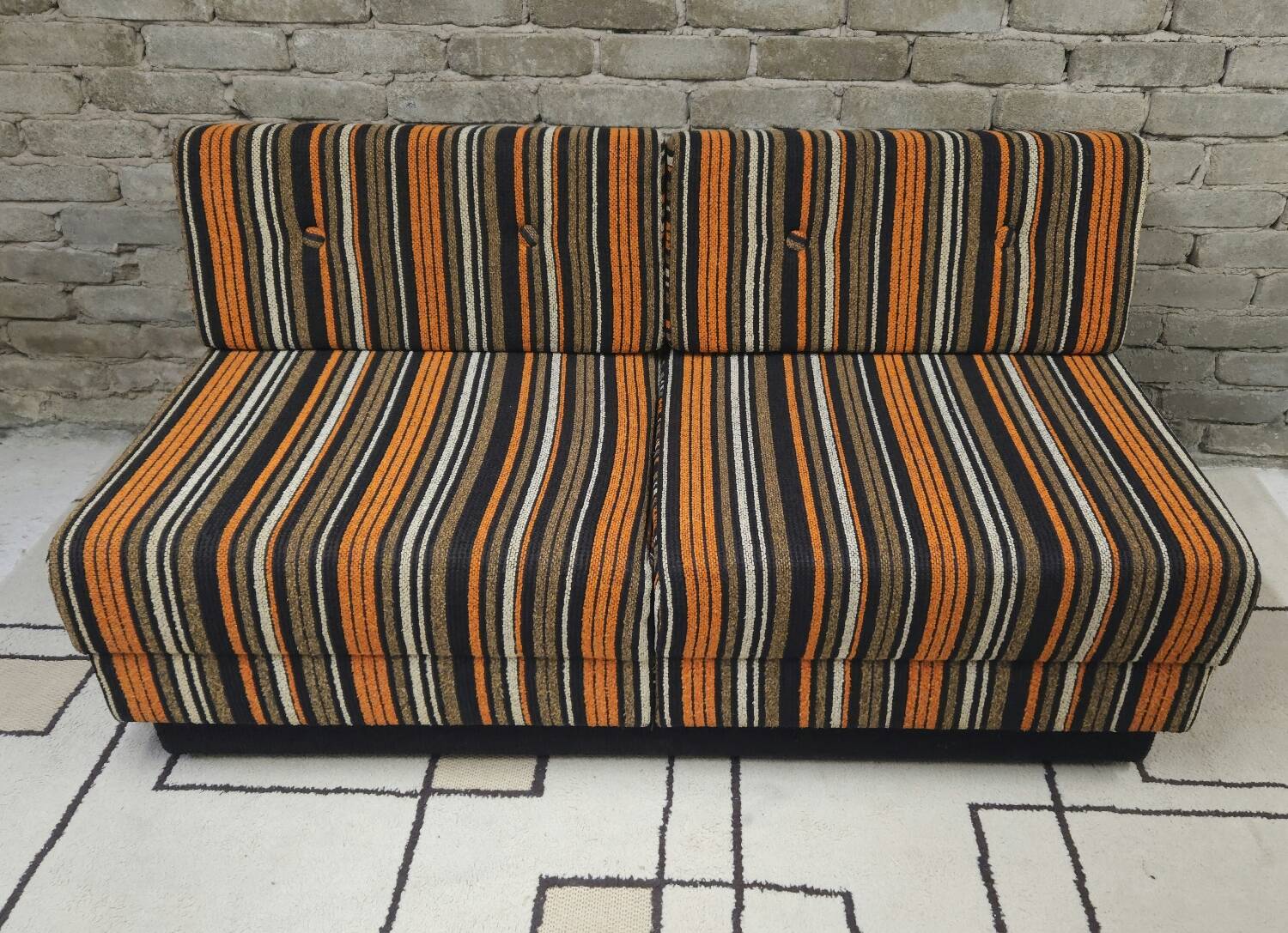 Daybed canapé modulable 1970 vintage