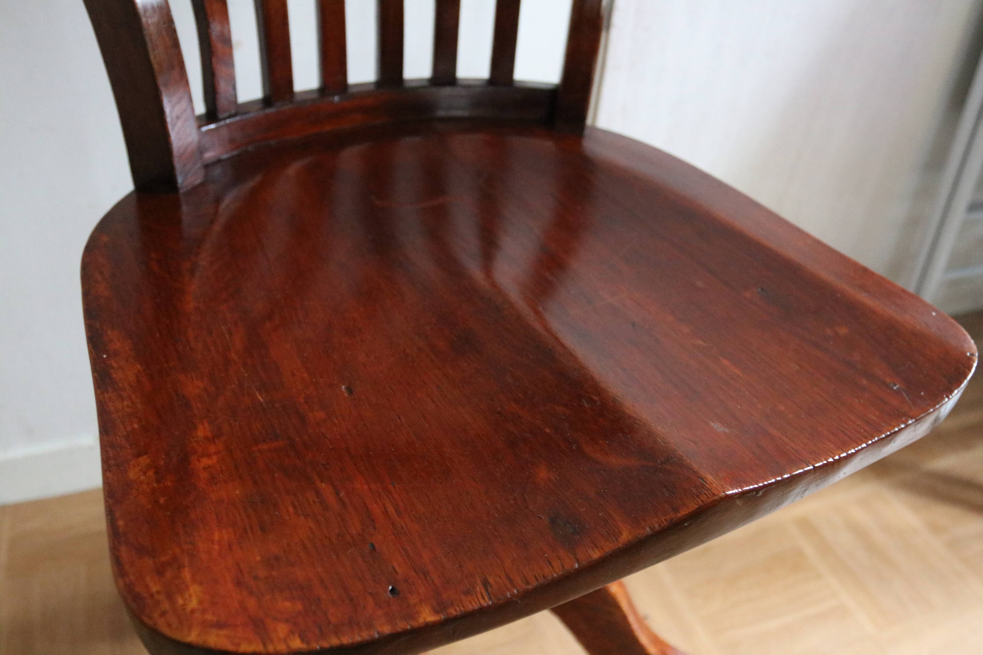 Old American wooden chair