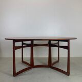 Drop leaf dining table model 20/59 by Peter Hvidt & Orla Mølgaard Nielsen, Denmark, 1950s