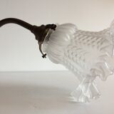 Porcelain and brass sconce