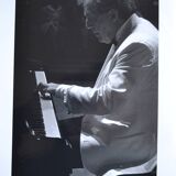 "piano pianist" original anonymous black & white photo