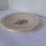 Vintage Digoin Sarreguemines plate with a round rim 200236