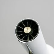 Pair of clamp spotlights by Dieter Waeckerlin, Swiss modernist design from the 1960s.