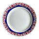 Old cake/mignardise dish on pedestal in Sarreguemines earthenware