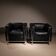 Two ‚LC2‘ Armchairs by Le Corbusier, P. Jeanneret, C. Perriand for Cassina