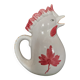 Vintage Italian ceramic rooster jug from the 20th century.