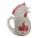 Vintage Italian ceramic rooster jug from the 20th century.