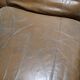 70s lounge chair in camel leather