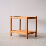 Table basse scandinave avec plateau double