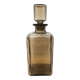 Carafe whisky in smoked glass, 1970