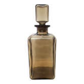Carafe whisky in smoked glass, 1970