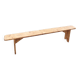 Wooden farm bench