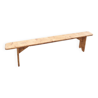 Wooden farm bench