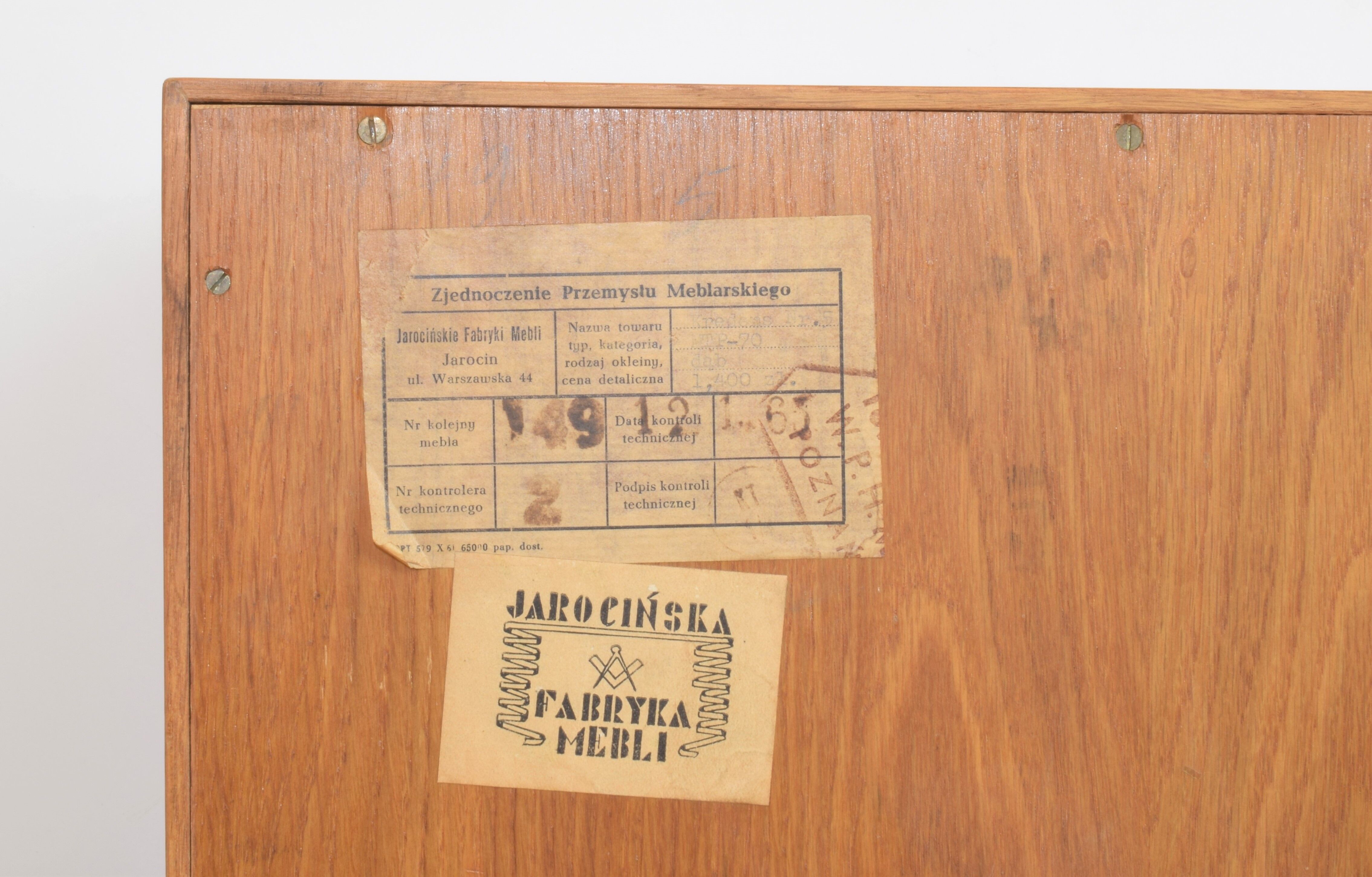 Oak Cabinet by M. Grabiński