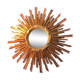 Mirror sun old gilded wood, 67 cm, middle XXth