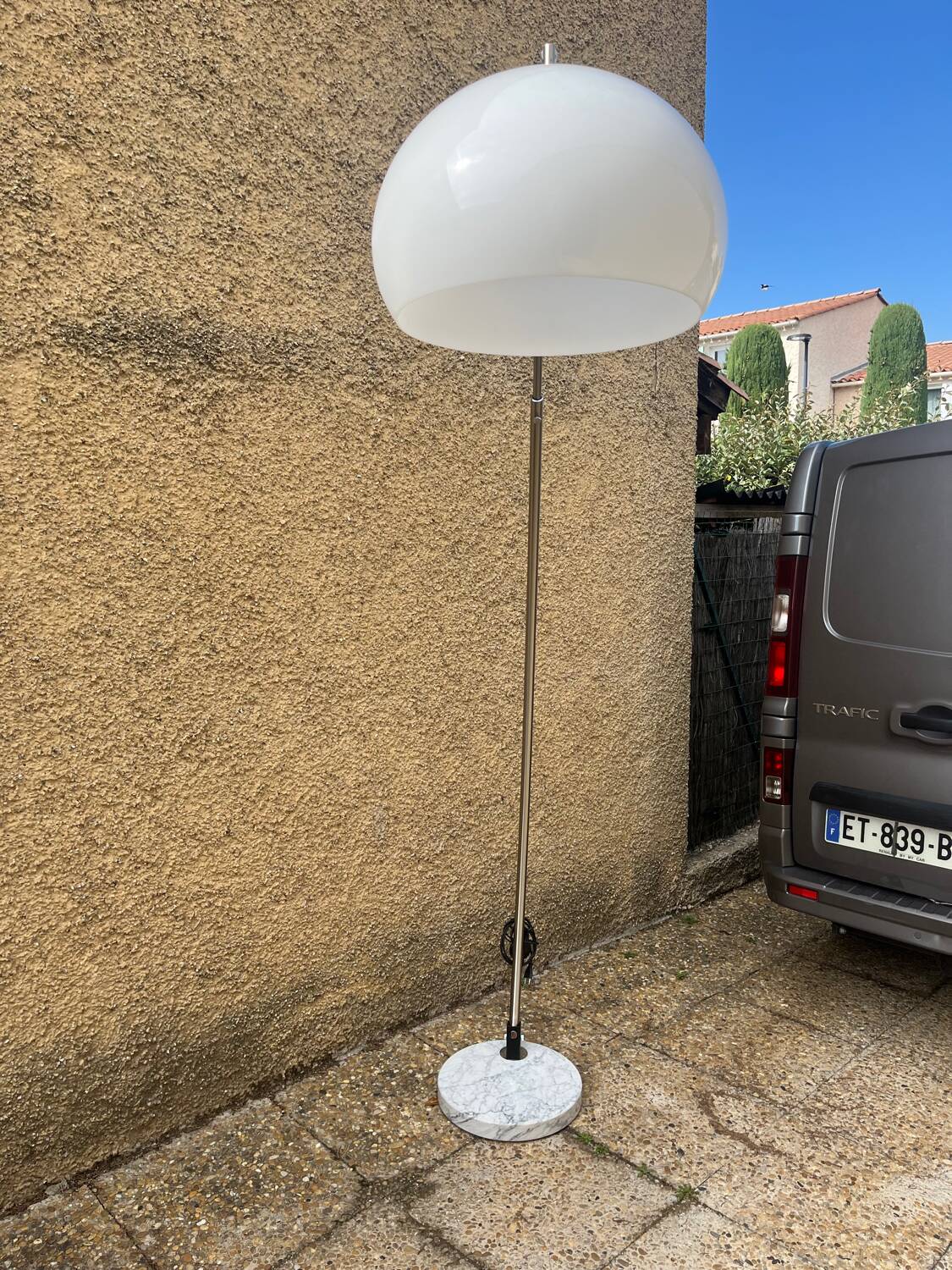 Arc floor lamp, 1970s design