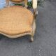 Old decorative armchair