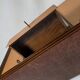 Artona cabinet/desk in walnut and burlwood, Maxalto, Italy, 1970s