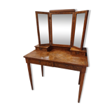 Burl walnut dressing table