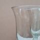 Service of 5 blown glass stemmed glasses