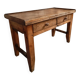 Antique French side table from the 19th century in cherry and oak – circa 1870