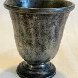 Old French pewter cup